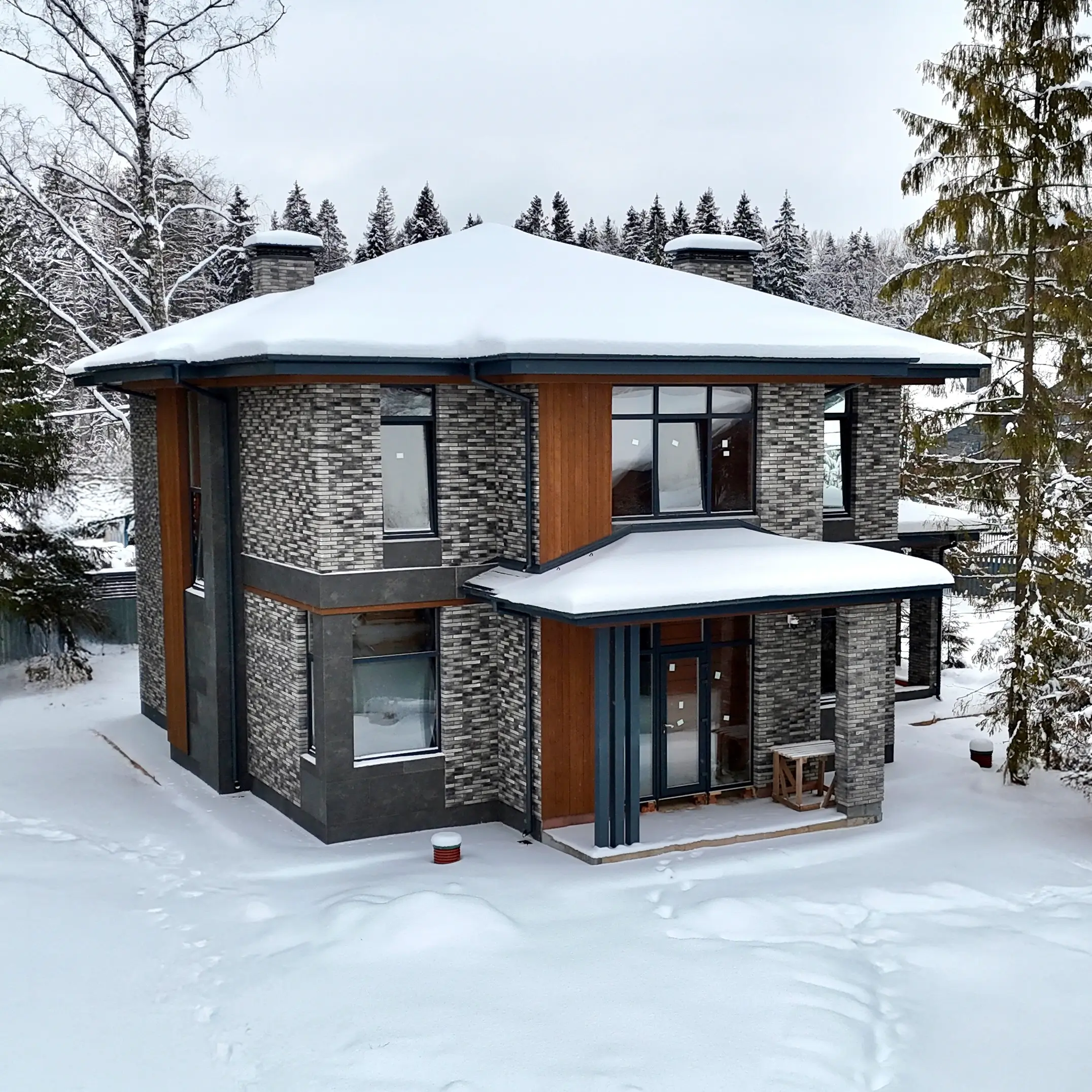 Обложка проекта "СП-250" из керамических блоков, площадью 250 м²