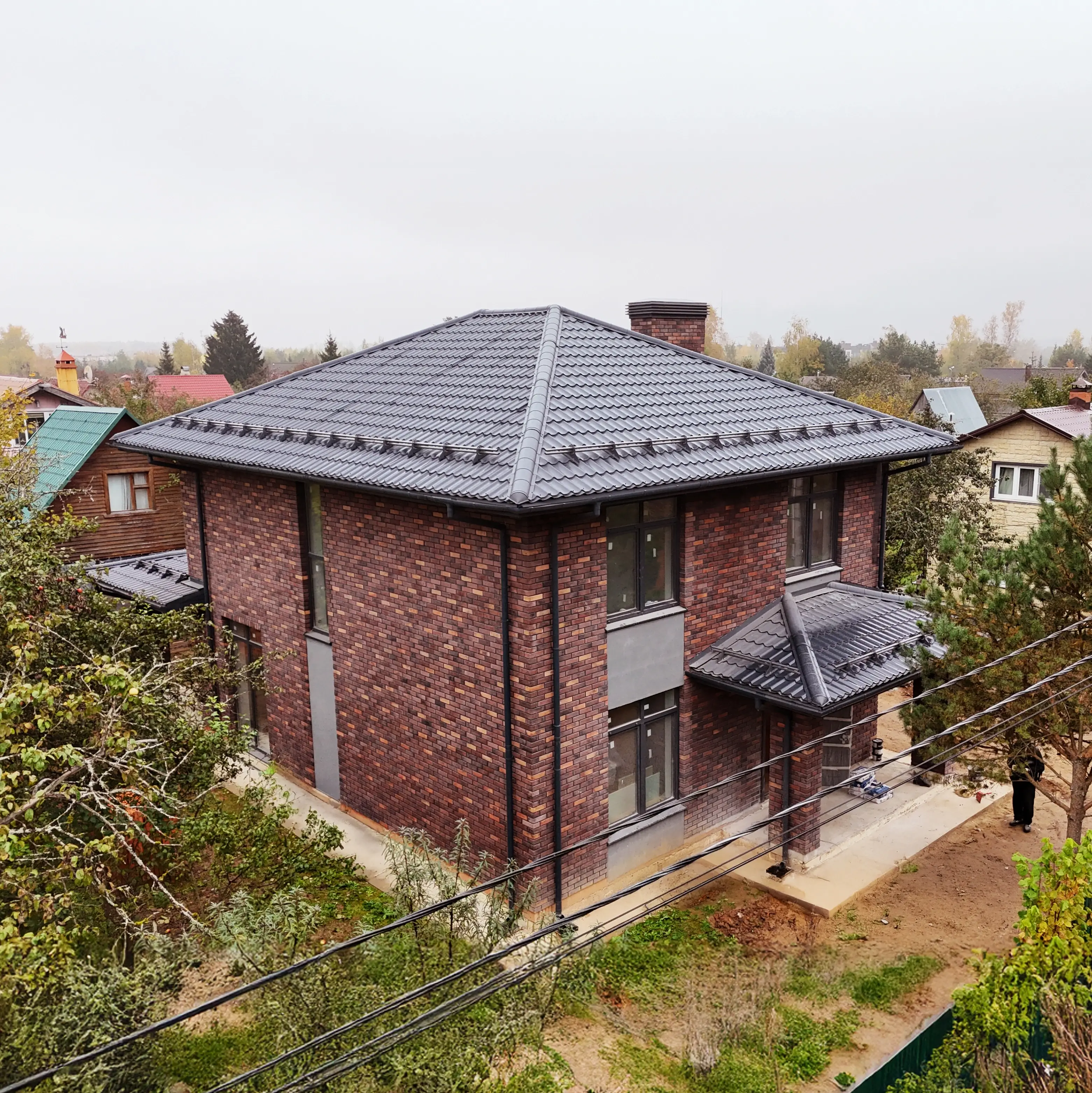 Обложка проекта "СНТ Здоровье" из керамических блоков, площадью 180 м²